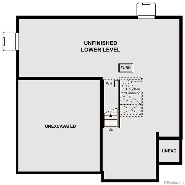2D floor plan layout of this home in Bella Vista, Lochbuie, CO (Image 4).