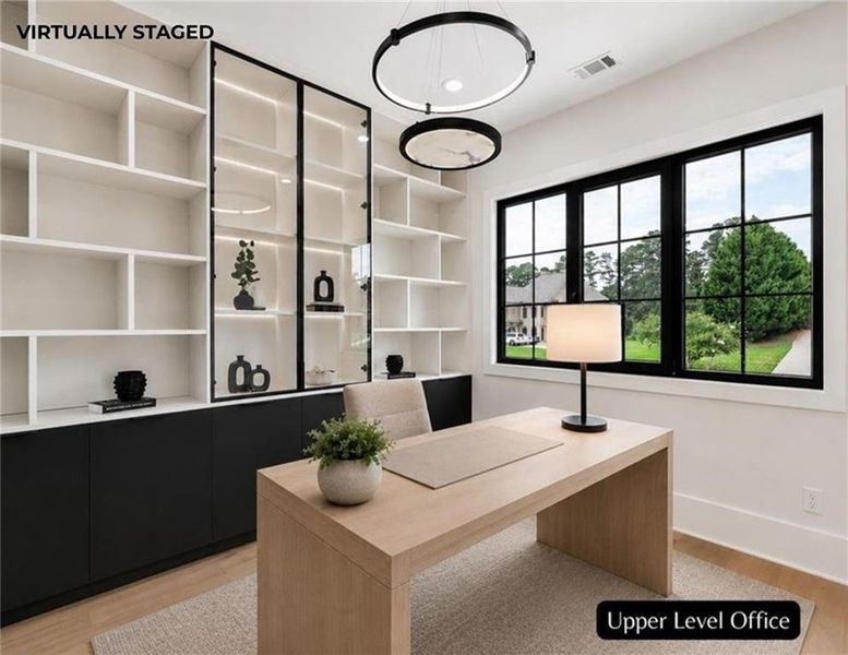 Furnished interior view inside a new home in , Flowery Branch (Image 43).