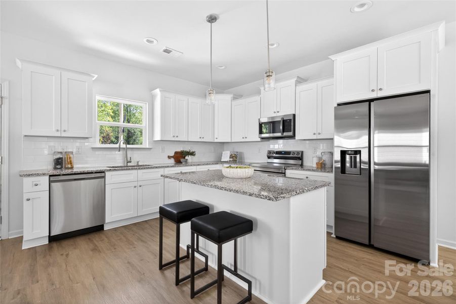 Furnished interior view inside a new home in , Charlotte (Image 9).