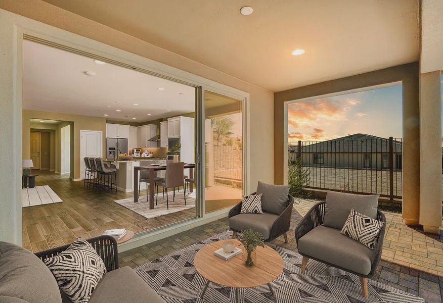 Virtually Staged Wickenburg Flourish HS 1862 Patio - 9 of 17