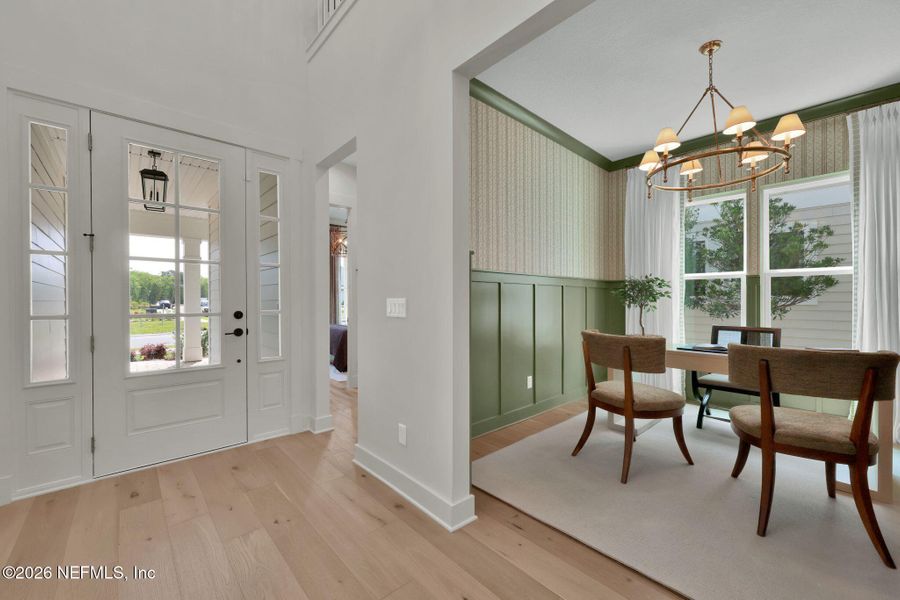 Furnished interior view inside a new home in Mariposa at EverRange 40' Series, Jacksonville (Image 6).