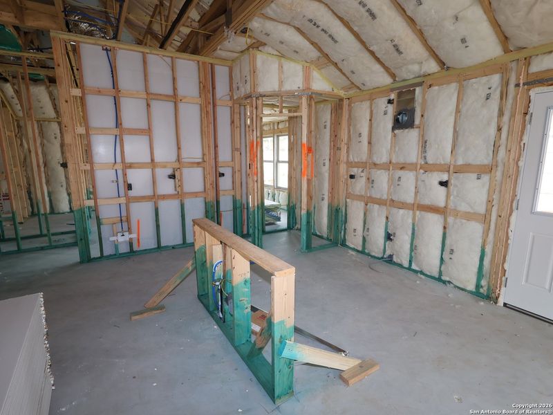 In-progress construction of a new home in Greenspoint Heights, Seguin, TX (Image 29).