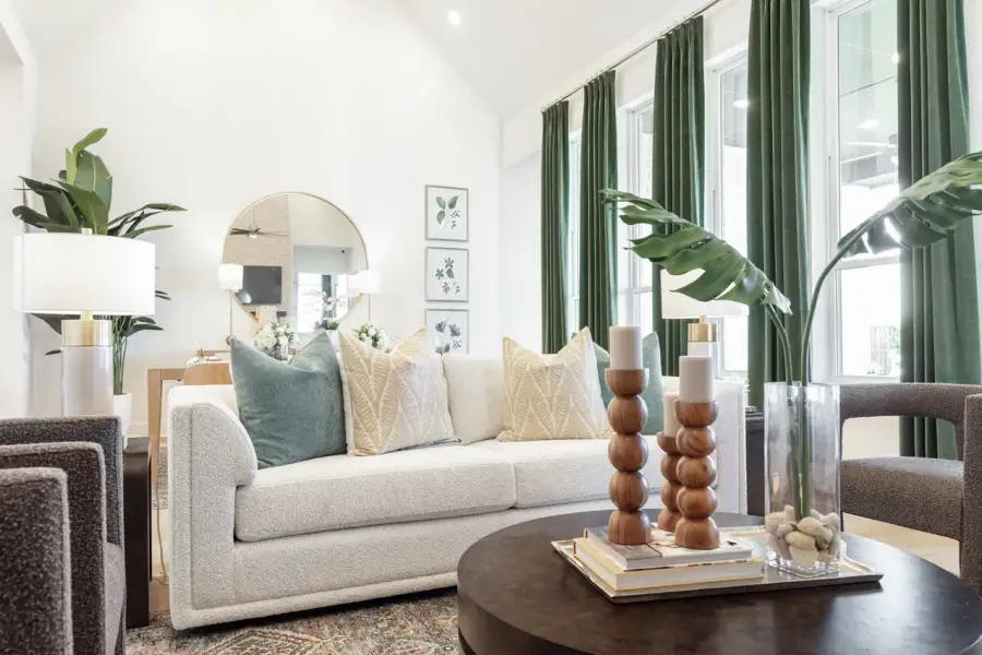 Representative Family Room - some options shown