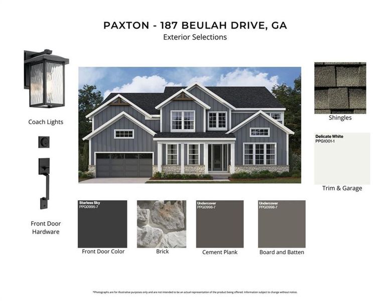 Sample of building materials used in homes in Twin Lakes, Hoschton (Image 4).
