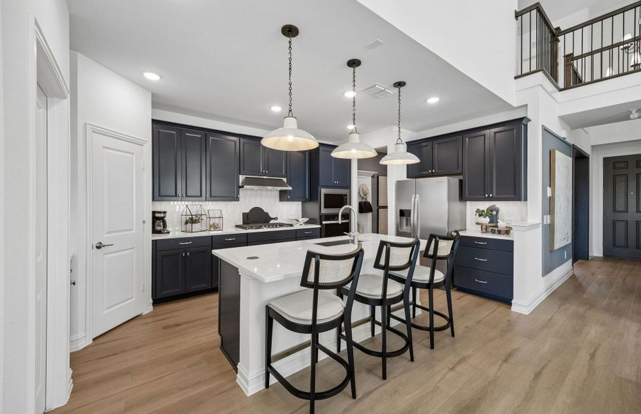 Representative furnished interior of a home built from the Rainier by Pulte Homes in Wilson Creek Meadows, Celina (Image 11).