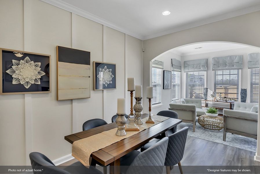 Furnished interior view inside a new home in The Falls, Blythewood (Image 8).