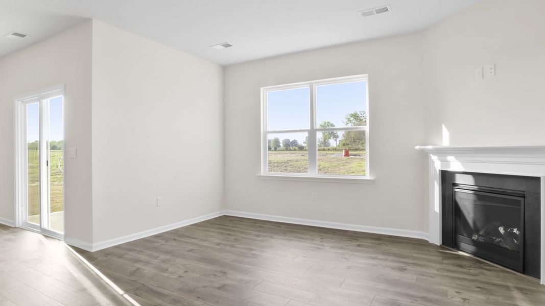 Spacious, unfurnished interior of a new home in Foxbank, Gray Court (Image 28). Spacious, unfurnished interior of a new home in Foxbank, Gray Court (Image 28).