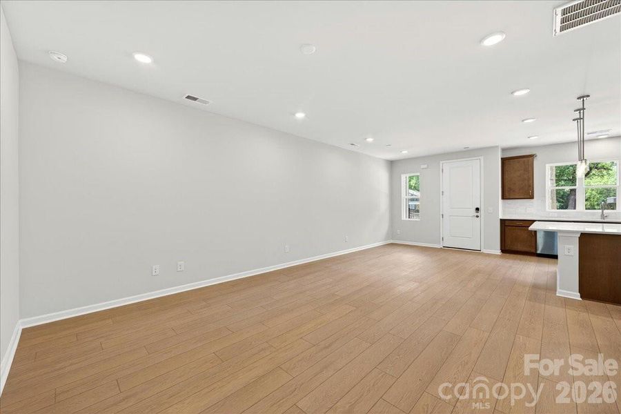 Open concept living Open concept living