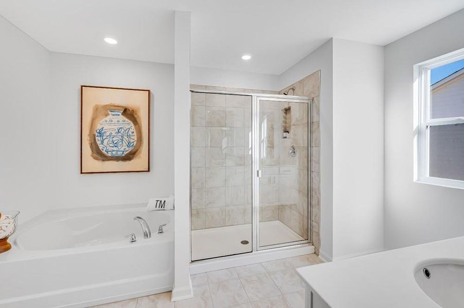Furnished interior view inside a new home in Windance Lake, Loganville (Image 14).