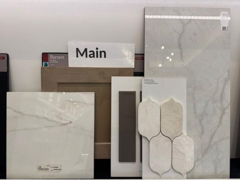Main Bath Design Center Selections.