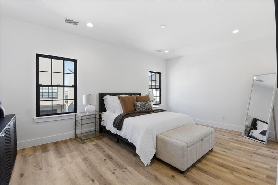 Furnished interior view inside a new home in , Houston (Image 28).