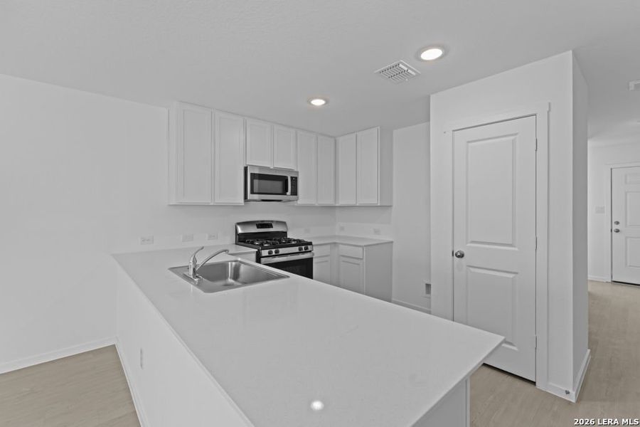 Furnished interior view inside a new home in Randolph Crossing, Converse (Image 8). Furnished interior view inside a new home in Randolph Crossing, Converse (Image 8).