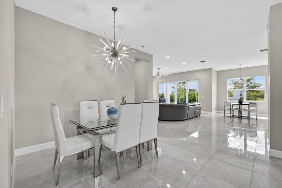Furnished interior view inside a new home in , The Acreage (Image 41).