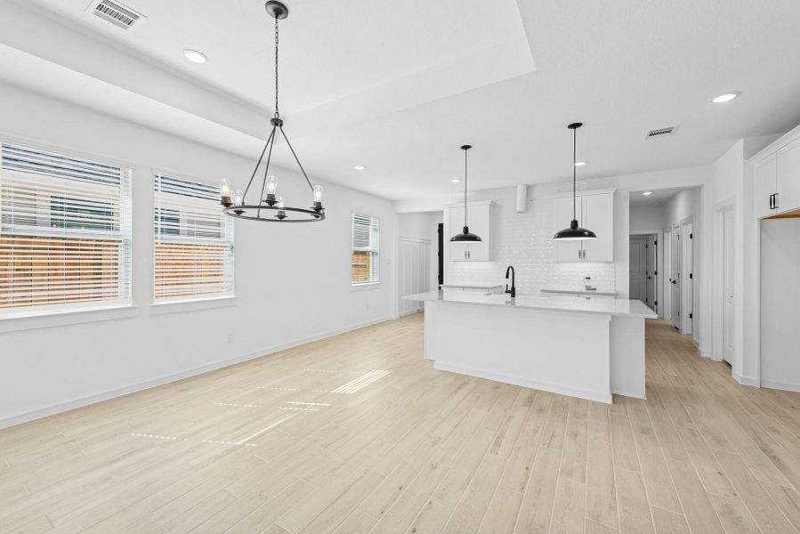 Sun-lit dining area Sun-lit dining area