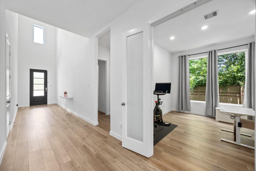 Spacious, unfurnished interior of a new home in , Cypress (Image 21).