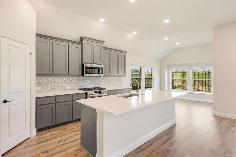 Furnished interior view inside a new home in Godley Ranch Classic, Godley (Image 13). Furnished interior view inside a new home in Godley Ranch Classic, Godley (Image 13).