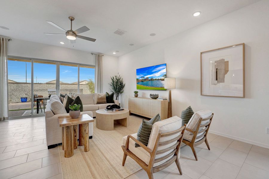 Representative furnished interior of a home built from the Ginger by Mattamy Homes in Soleo, San Tan Valley (Image 23).