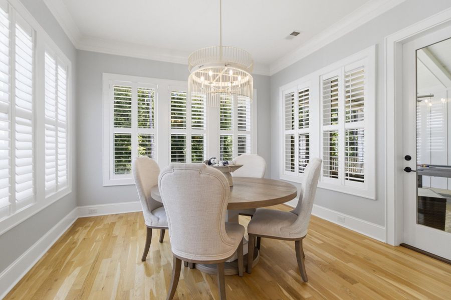 Furnished interior view inside a new home in , Mount Pleasant (Image 9).