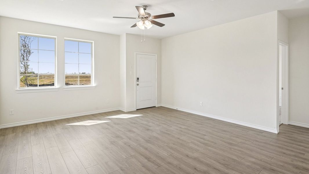 Representative unfurnished interior of a home built from the Draven by D.R. Horton in Magnolia at Legacy Hills, Celina (Image 8).