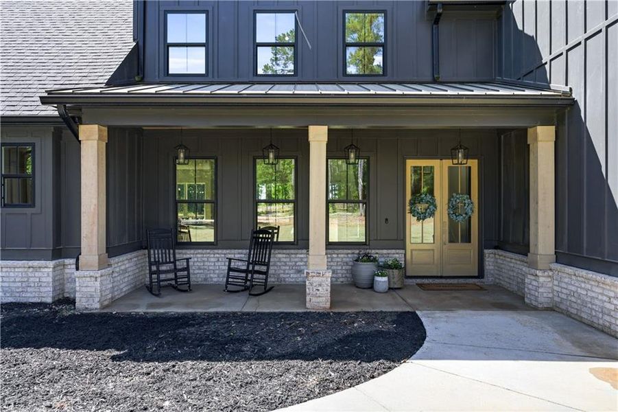 Exterior details and patio area of a home in , Good Hope (Image 32).