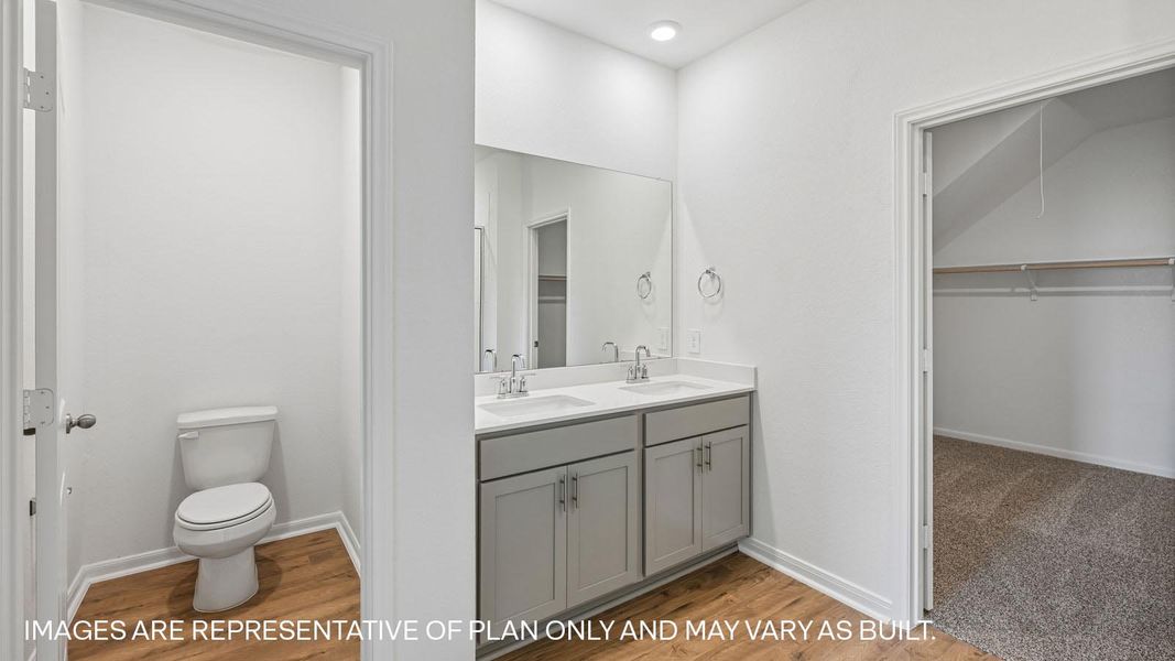 Furnished interior view inside a new home in Prairie Lakes, Buda (Image 10).