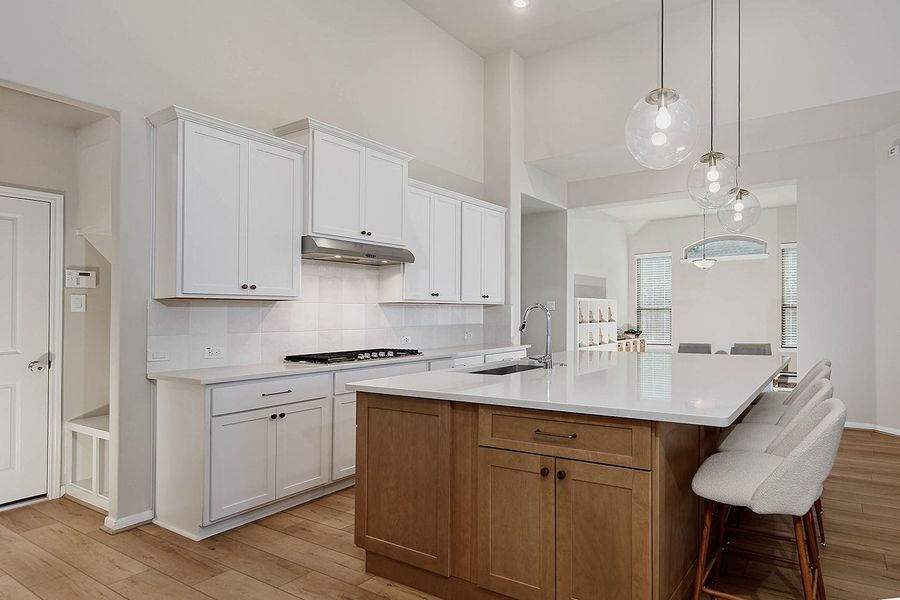 Furnished interior view inside a new home in The Meadows at Imperial Oaks, Conroe (Image 17).