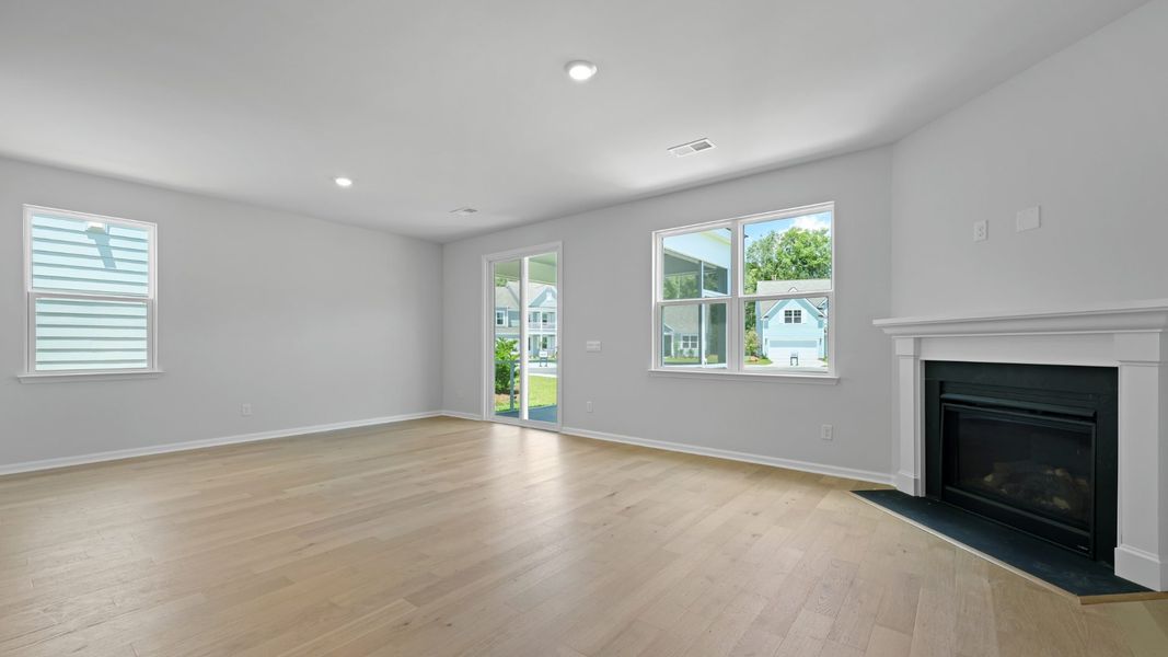 Representative unfurnished interior of a home built from the BELFORT by D.R. Horton in Founders Corner, Summerville (Image 13).