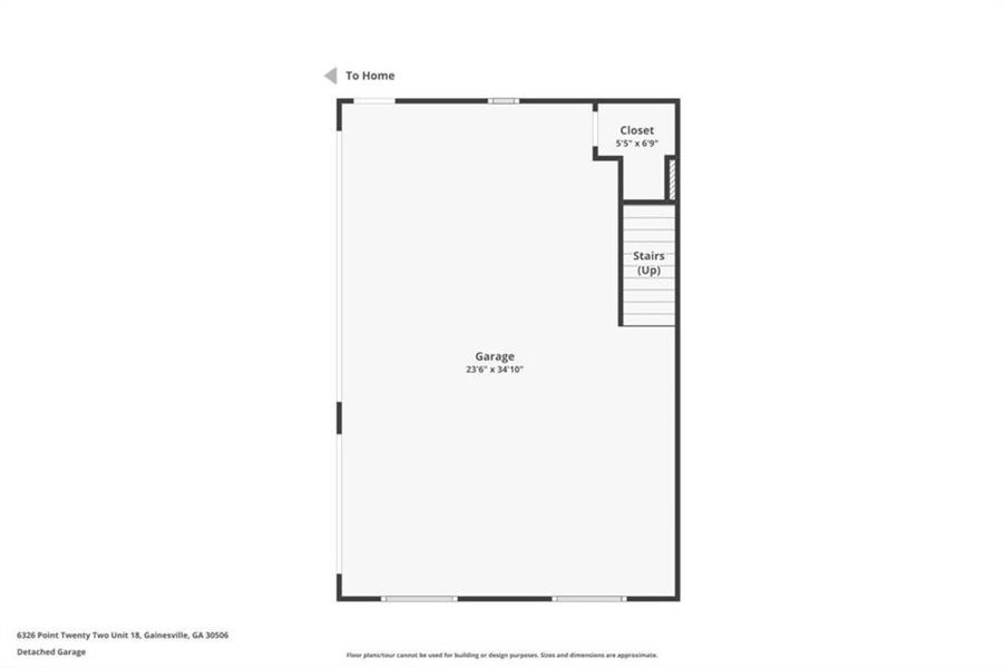 2D floor plan layout of this home in , Gainesville, GA (Image 46).