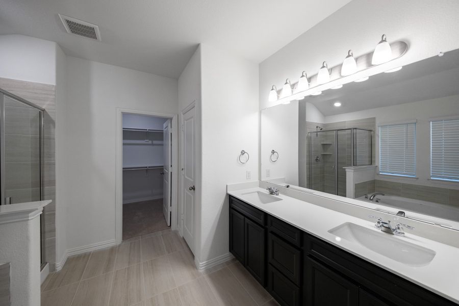 Furnished interior view inside a new home in The Villages of Hurricane Creek, Anna (Image 9).