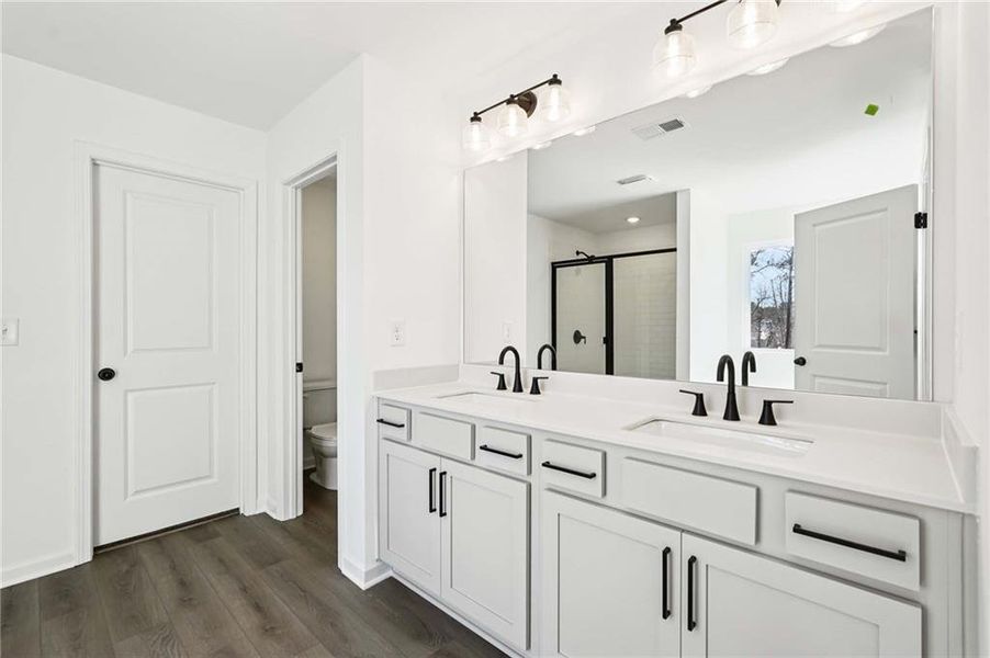Furnished interior view inside a new home in Arbors at Richland Creek, Buford (Image 11).