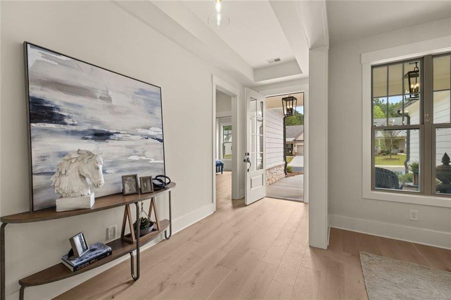 Furnished interior view inside a new home in Soleil Summit Chase, Snellville (Image 4).