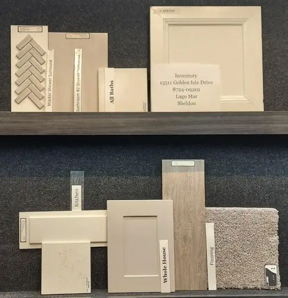 Sample of building materials used in homes in Lago Mar, Texas City (Image 9).