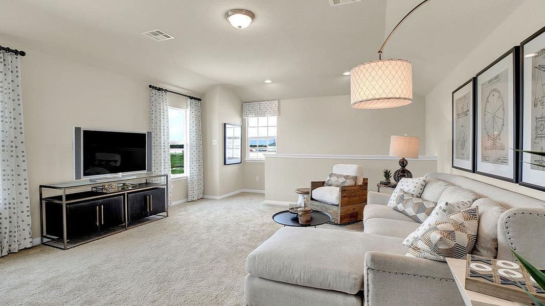 Furnished interior view inside a new home in Southgrove, Kyle (Image 17).