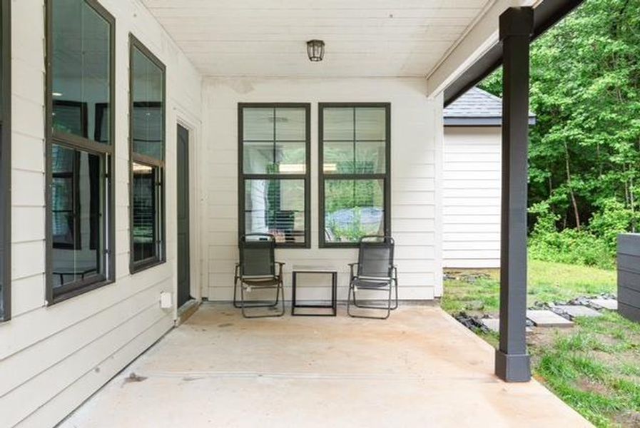 Exterior details and patio area of a home in , Douglasville (Image 26). Exterior details and patio area of a home in , Douglasville (Image 26).