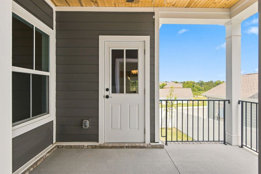 Exterior details and patio area of a home in Carothers Farms, Nolensville (Image 17).