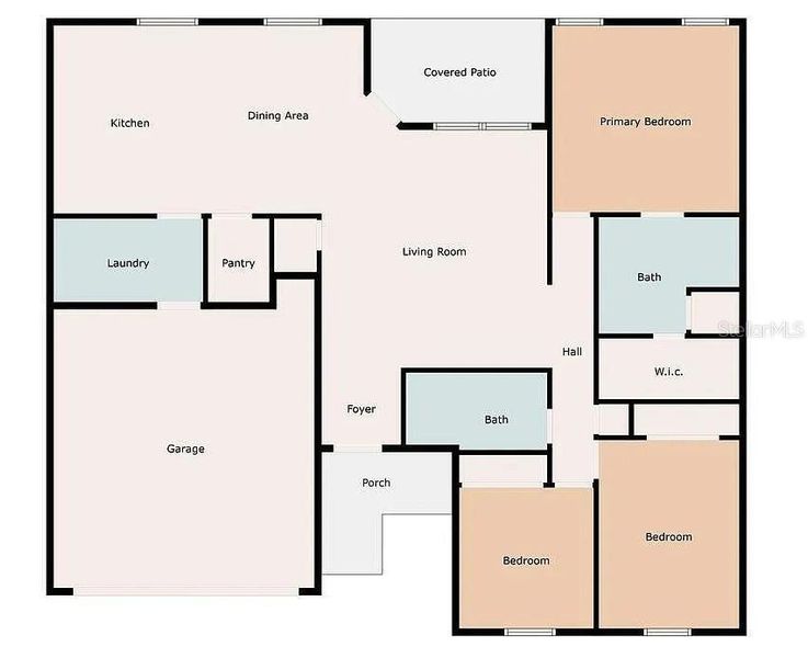 2D floor plan layout of this home in , Satsuma, FL (Image 5). 2D floor plan layout of this home in , Satsuma, FL (Image 5).