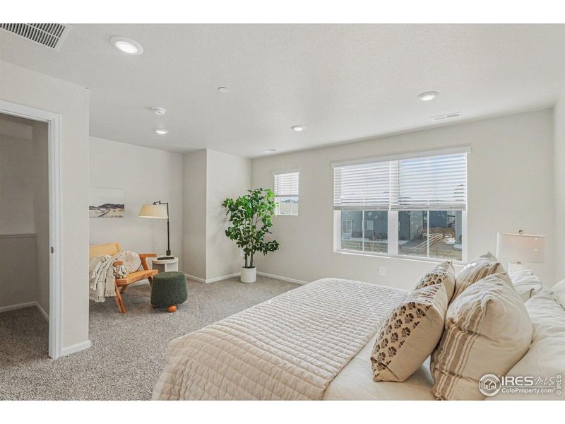 Furnished interior view inside a new home in Poudre Heights: The Meadow Collection, Windsor (Image 8).