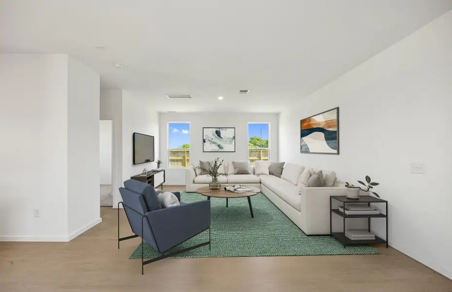 Furnished interior view inside a new home in Windcress, Cove (Image 13).