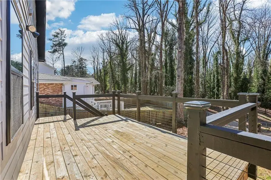 Exterior details and patio area of a home in , Atlanta (Image 3). Exterior details and patio area of a home in , Atlanta (Image 3).
