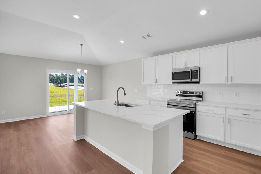 Furnished interior view inside a new home in Heritage at New Riverside, Bluffton (Image 3). Furnished interior view inside a new home in Heritage at New Riverside, Bluffton (Image 3).