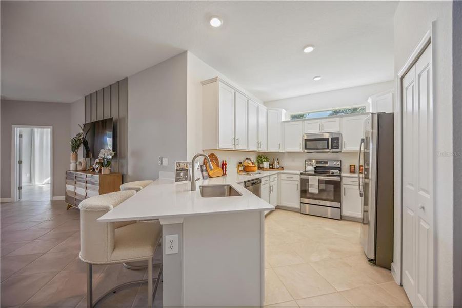 Furnished interior view inside a new home in , Englewood (Image 17).