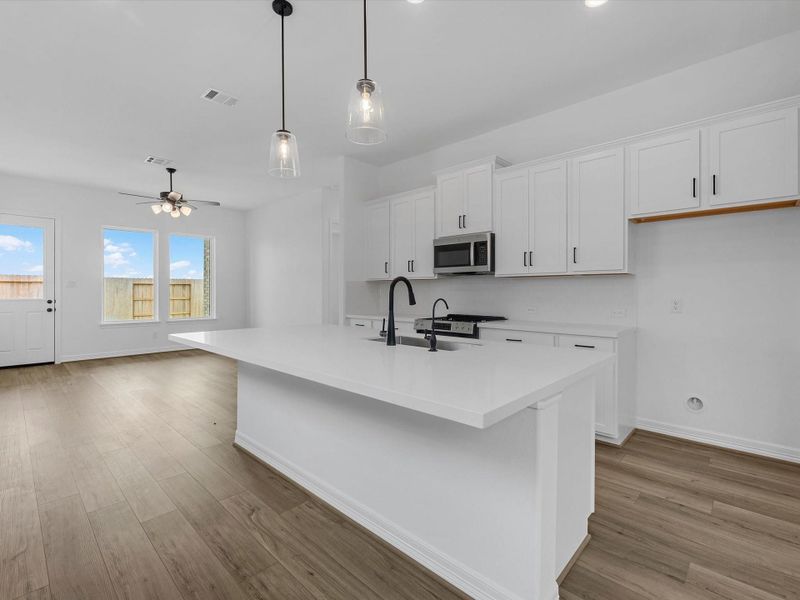 Furnished interior view inside a new home in Wildrye, Waller (Image 5).
