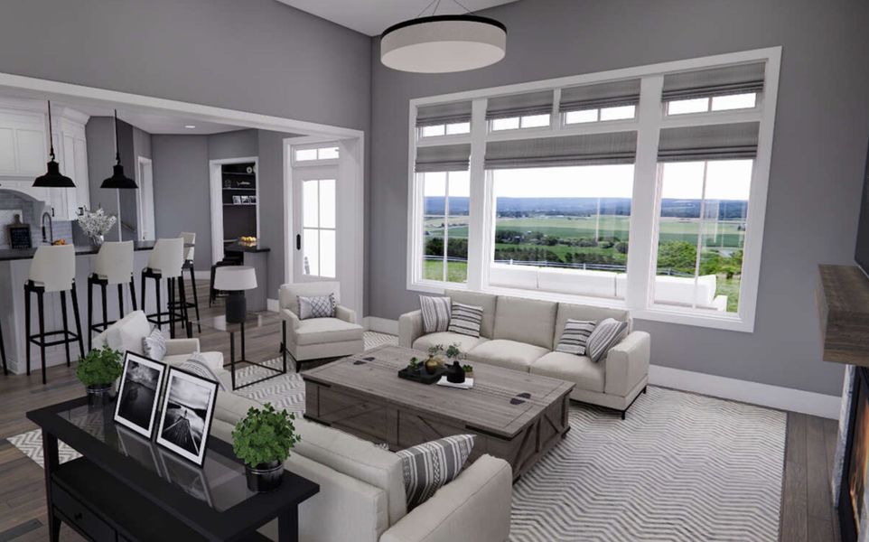 Representative furnished interior of a home built from the Milton by Zeal Home Builders in Patti Lynn Hills, Paradise (Image 9).
