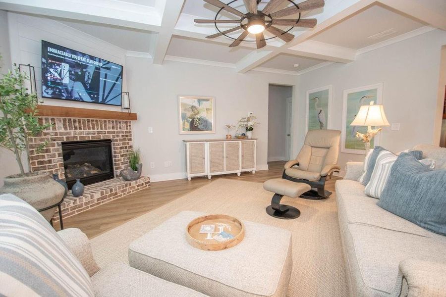 Furnished interior view inside a new home in , Senoia (Image 11). Furnished interior view inside a new home in , Senoia (Image 11).