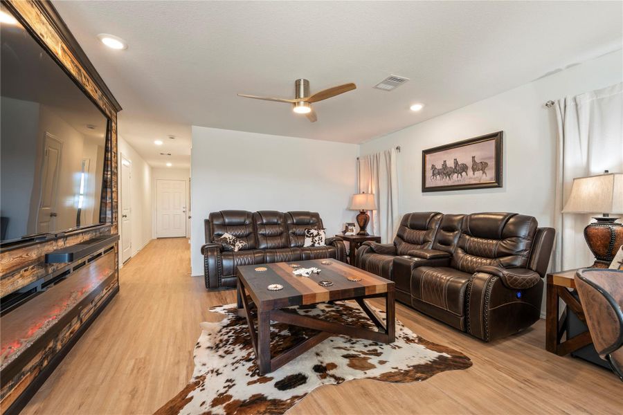 Furnished interior view inside a new home in Sterling Point at Baytown Crossings: Watermill Collection, Baytown (Image 6).