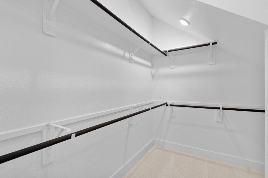 His and hers closets for maximum storage