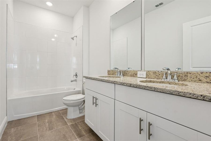 Furnished interior view inside a new home in Cyrene at Minneola - Villas, Minneola (Image 9).