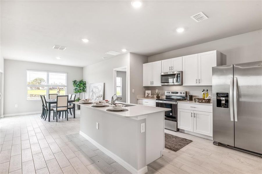 Furnished interior view inside a new home in , Punta Gorda (Image 10).