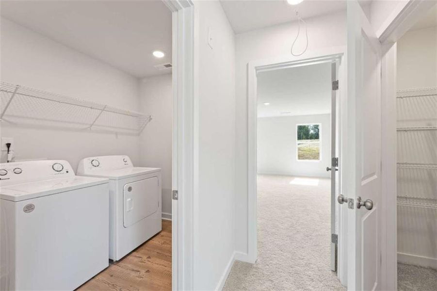 Furnished interior view inside a new home in Azalea Square Townhomes, Lawrenceville (Image 12).