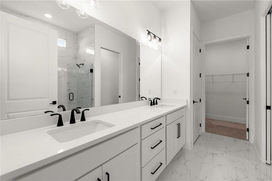 Furnished interior view inside a new home in , Kennesaw (Image 17).